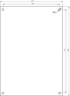 Warning sign 297x210x0.7mm Al Bei Gewitter ist der Aufenthalt ...
