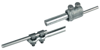 Earth entry rod St/tZn -SET- L 1500 mm, disconn. sleeve, KS screws