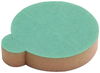 Foam pad one side adhesive D=90mm d=20mm w. pull-off tab
