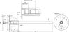 Fixed earthing terminal Type M M10/M12 StSt (V4A) with connection axis