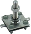 Clamp f. fixed earthing terminal M16 f. Rd 7-10/Fl30-40mm StSt (V4A)