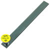Flat steel earthing bridge, conn. plate with M16 thread D 50mm H 58mm L 400mm