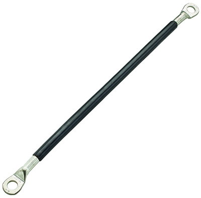 Steel rope earthing connector, cable lug on both ends D 17mm L 500mm