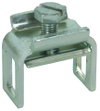 Terminal block Fl -30x4mm for equipotential bonding bar St/gal Zn