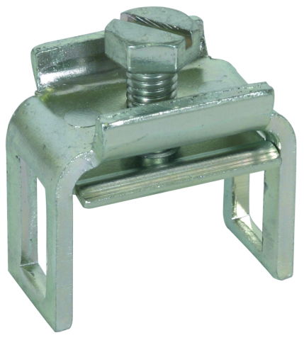 Terminal block Fl -30x4mm for equipotential bonding bar St/gal Zn