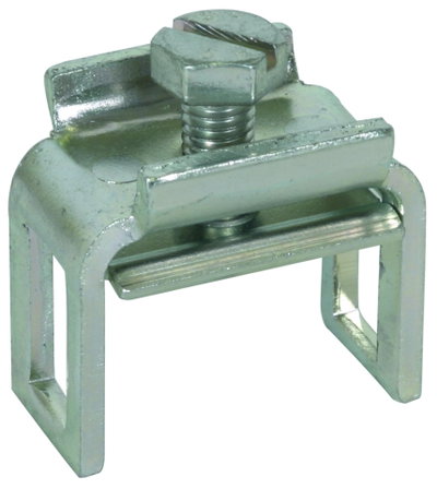 Terminal block Fl -30x4mm for equipotential bonding bar St/gal Zn