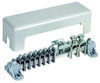 Equipotential bonding bar with cover 7x 2.5-25mm² 2x16-95mm² 1x Fl 30x4mm