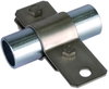 Earthing pipe clamp D 21mm with bore D 11mm StSt
