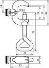 Test clamp clamping range 2-21mm MCI/tZn