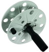Coiler plastic, grey W 40mm w. socket empty