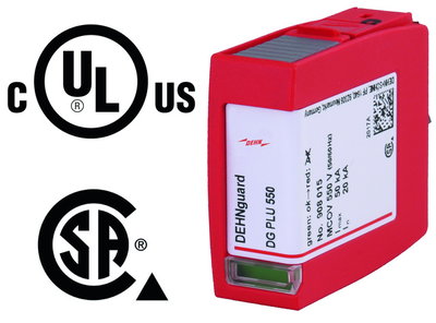 Surge arrester type 2 varistor protection module for DEHNguard M and S