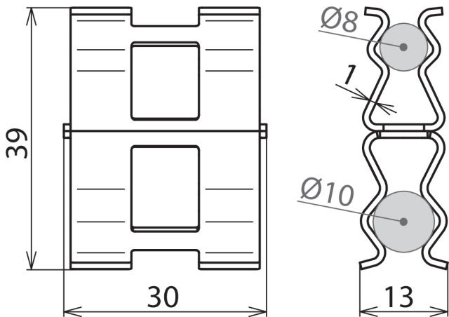 DEHNclip reinforcement clamp St/bare f. Rd 8mm / Rd 10mm – Görsel 2 / 2