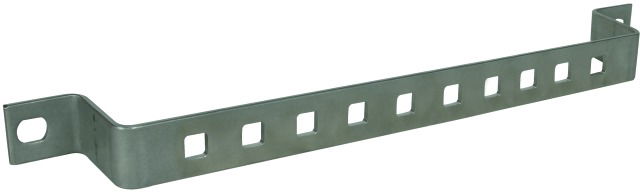 Earthing busbar StSt f. equipotential bonding w. 1 x 10 terminals