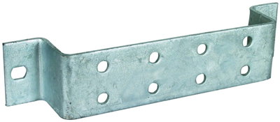 Earthing busbar St/tZn f. equipotential bonding with 2 x 4 terminals