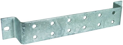 Earthing busbar St/tZn f. equipotential bonding with 2 x 6 terminals