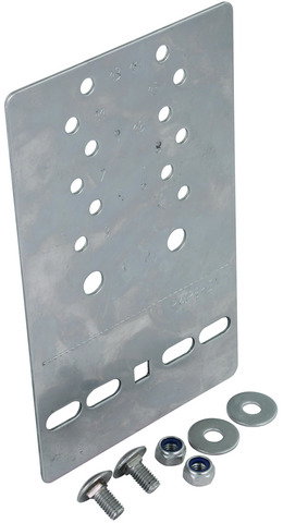 Equipot. bonding plate f. cable trays Stainless steel 1.4301 - AISI 304