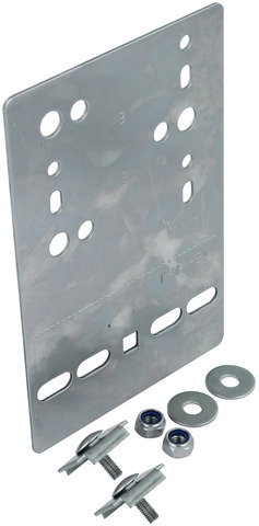 Equipot. bonding plate for wire trays Stainless steel 1.4301 - AISI 304