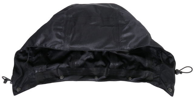 Hood for protective overall against high-pressure water jet