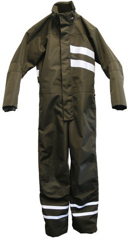 Overall against high-press. water jets 