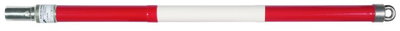 Handle extension with plug-in coupling red/white D 43mm L 1035mm w. eye