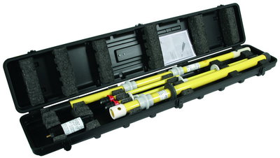 Plastic case empty for PHE III voltage detector 60/110kV 1270x215x140mm