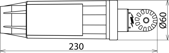 Indicator ASP 110...420kV 50Hz cat. S with gear coupling – Görsel 2 / 2
