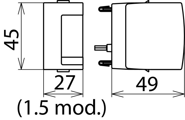 Surge arrester Type 2 varistor-based protection module for DEHNguard SE DC – Görsel 2 / 2