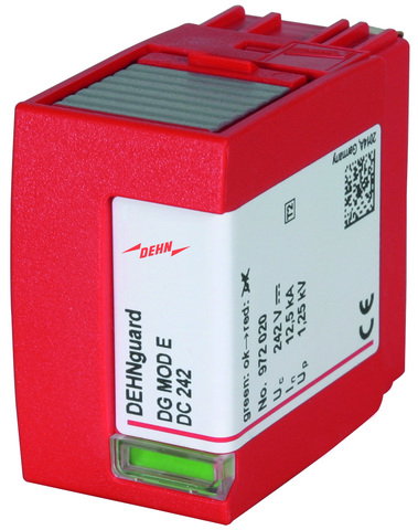 Surge arrester Type 2 varistor-based protection module for DEHNguard SE DC