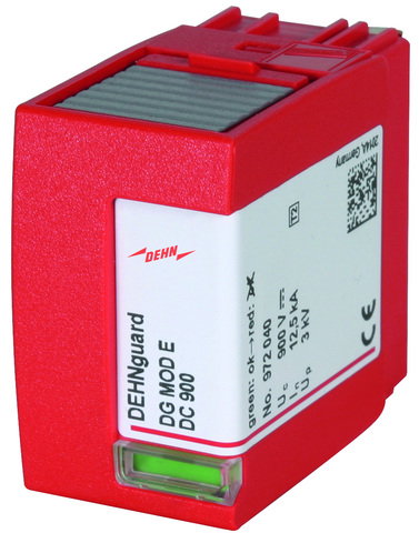 Surge arrester Type 2 varistor-based protection module for DEHNguard SE DC