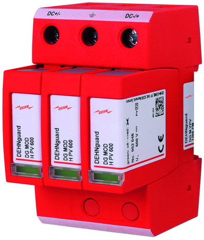 Surge arrester Type 2 DEHNguard M multipole for PV systems up to 1170V DC