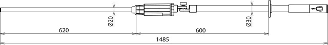 PHE III voltage detector 30kV 50Hz category S with gear coupling – Görsel 2 / 2