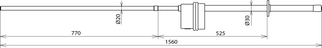 Switchable PHE voltage detector 3..10kV/50Hz 6..20kV/50Hz 6..20kV/16.7Hz – Görsel 2 / 2