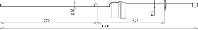 PHE voltage detector 6...20kV 16.7Hz f. switchgear a. point heating systems – Görsel 2 / 2
