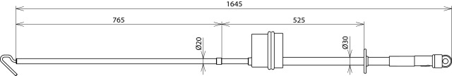 Voltage detector PHE 15kV 16.7Hz f. railway feeder lines – Görsel 2 / 2