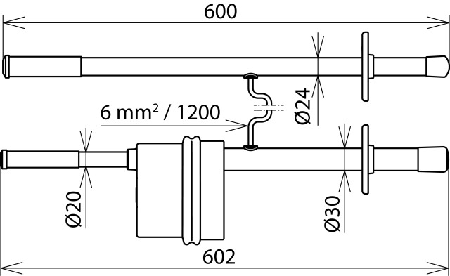 D.c. voltage detector PHE/G II with positive pole on test prod Un 1...4.2kV – Görsel 2 / 2