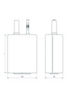 Test adapter for DEHNcap HR-LRM