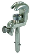 Universal clamp D 20/25mm T 15mm a. round /flat conduc. up to 20mm w. T pin shaft