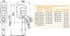 Universal clamp D 20/25mm T 15mm a. round /flat conduc. up to 20mm w. T pin shaft