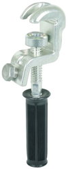 Universal earth clamp D 20/25mm T 15mm Rd/Fl 20mm with handle