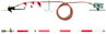 Earthing device for railways f. overhead lines (profile-free)with hook -SET- DB Mat. No. 237118 Z. No. 3 Ebgw 01.51