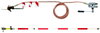 Earthing device f. railways f. overhead lines (profile-free),ratchet, hook -KIT-