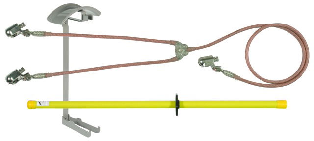 Earthing device f. railways f. preheat. systems of railway points + trains -SET- DB Mat. No. 742402 Z. No. 3 Ebgw 01.70