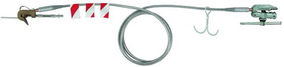 EaS device 70 mm² L 12000mm Al w. rail clamp w.tommy bar