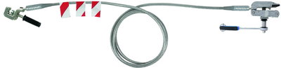 Earthing device 70 mm² L 12000mm Al w. rail clamp with ratchet