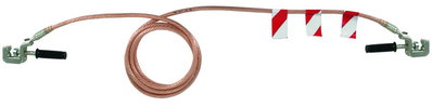 Earthing device f. railways f. earthing constr. machines at dedicated busbars DB Z. No. 3 Ebgw 01.56