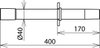 Intake tube with handle D=40/L=380mm for NS dry cleaning set -1000V