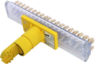 Rectangular brush 250x55mm w. gear coupl. f. dry cleaning kit MS -36kV