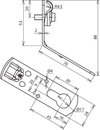 Roof cond. holder DEHNQUICK f. corrug. sheet roof prof. 5/8 f. Rd 6-10mm St/tZn