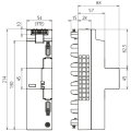 Type 1+2+3 combined arrester DEHNshield ZP 2 LSG for TT and TN-S systems