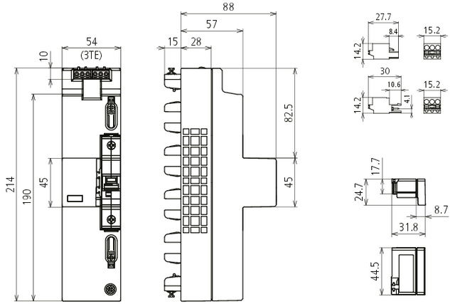 Type 1+2+3 comb. arr. DEHNshield ZP + LS Basic 2 LSG for TT and TN-S systems – Görsel 2 / 2